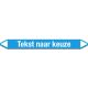 Leidingmerker Premium (250x26mm) - Lucht - Eigen tekst